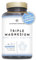 Triple Magnesio 2640 mg. Magnesio Bisglicinato + Magnesio Citrato + Magnesio Malato. Riposo, Energia, Ossa e Muscoli. Antistress. 440mg Magnesio Elementare. 180 Compresse. N2 Natural Nutrition