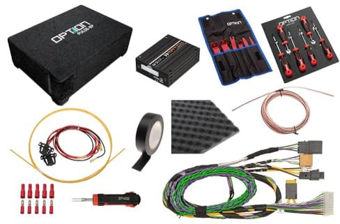Option DSP-Soundupgrade V2 kompatibel mit VW Crafter 2 / Man TGe | Plug & Play Soundsystem mit 5-Kanal DSP-Verstärker mit Bassreflex-Subwoofer