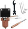 JUUPINE for Creality K1/K1C/K1 Max hot end high temperature upgrade kit K1 series ceramic heater, 3D high speed printer print head kit with heat sink (with 1 replaceable 0.4mm hardened steel nozzles)
