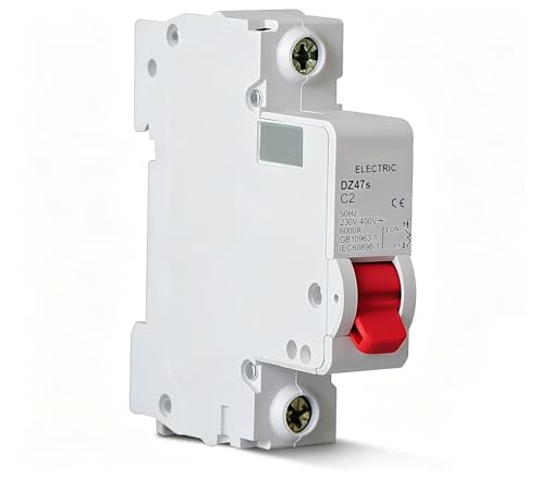 MOUMOUTEN Disjoncteur miniature, DZ47-63 1 pôles AC230v 2A Disjoncteur de protection de surcharge pour la protection de l'équipement de circuit