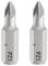 sourcing map 2pcs PZ1 Screwdriver Bit 1/4 Hex Shank 25mm/1 Length Magnetic Phillips Slotted S2 Steel Screw Driver Bit