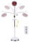 DIFU 275W Rotlichtlampe Infrarotlampe 10 Gang Wärmelampe 360° Drehbar Therapielampe mit 5 Allrichtungsräder, 8-70℃ Temperatur-Einstellber & Timing-Einstellber