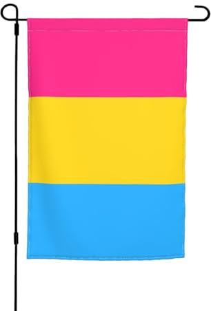 Pansexuelle Pride-Flagge 12x18 Zoll für die Garten tion