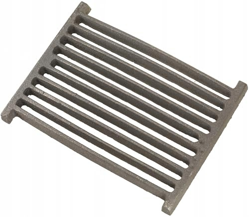 FEINZ Kaminofen-Rost 280x210 mm | Gusseisen, Ersatz-Rost, Kamin, Ofen, Grill, Küchenofen, robuster Einsatz, massiv, hitzebeständig, Ofenrost
