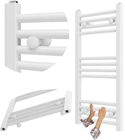 Granitan Radiateur eau Chaude BRENO 30x100 cm, Blanc, 271W