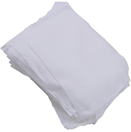 Walmeck 100pcs Bag 6inch Phone LCD Repair Clean Cloth Anti Static Microfiber Cleanroom Wiper Professional Grade Dust Cleaning Cloth for Electronics Maintenance White 15cm X 15cm
