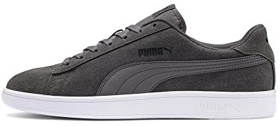 PUMA Smash V2, Scarpe da trail running Unisex - Adulto, Grigio Castlerock Puma Black Puma White, 37 EU