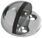 Half Moon Door Stop Polished Chrome (Polished Chrome)