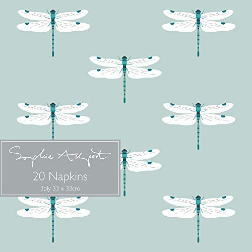 Sophie Allport Papierservietten mit Libelle