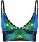 VentureTech Damen Sexy Glitzer Pailletten BH Fischschuppen Bikini Top Bralette Party Clubwear Badeanzug Disco Shirt - Grün - S
