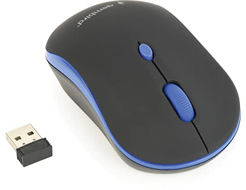 Mouse USB Optical WRL Black/Blue Musw-4b-03-B Gembird