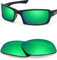 BlazerBuck Verres de rechange polarisés anti-sel pour lunettes de soleil Oakley Fives Squared OO9238 Vert émeraude