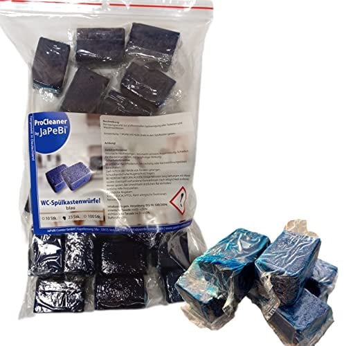 23 WC - Wasserkastenwürfel Spülkasten-Würfel Reinigungs-Tabs blue Blauspüler, 50g