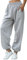 Nuofengkudu Damen Dick Warme Sporthose Laufhosen Jogginghose Gummibund Sweathose mit Taschen Stoffhose High Waist Hosen Bequeme Lockere Lässige Freizeithose Loungewear Outdoor Winter(Vlies-Weiß,L)