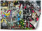 Feeby Papier peint mural - Papier peint 3d - Tableau Street Art - Graffiti 254x184 cm Decoration murale - Tapisserie murales papier peint - Ville - deco murale - papier peint intissé