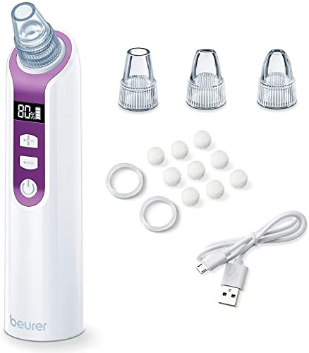 Beurer, FC41 Deep Pore Cleanser, Rimozione dei punti neri e cura del viso, Bianco