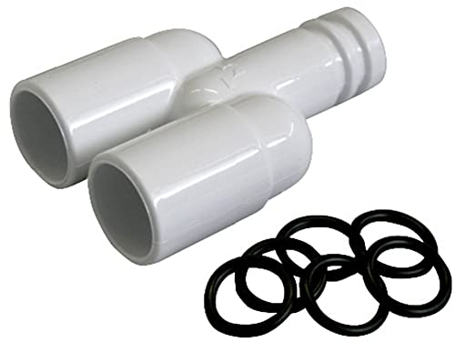 2-Wege Y-Verbinder mit O-Ringen für Kondensatschlauch Ø 18mm, z.B. bei Klimaanlagen