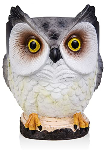 For Amazon Echo Dot 2nd / 3rd / 4th / 5th / Google Home Mini Owl Holder Desktop Stand Holder Accessories with Integrated Cable Management, No Screws Required, Speaker Accessories Rack (Main01)