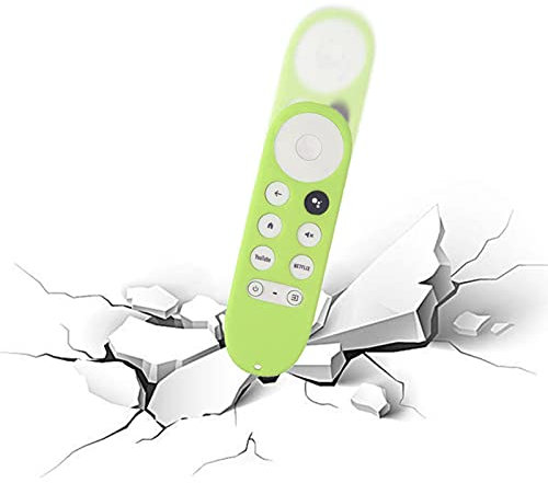 funda protectora para mando a distancia,Funda para mando a distancia, funda de silicona, funda de silicona antideslizante para mando a distancia Chromecast Google TV[Verde], Cubierta de control