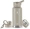 IDEUS Vacuum Insulated Water Bottle, Stainless Steel Double Wall Flask Metal Sports Canteen with Leak-Proof Screw Cap (Celadon, 32oz (950ml))