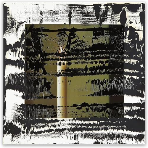 Orjdjz Wxkbl Gerhard Richter Poster Abstrakte Kerze Wandkunst Gerhard Richter Drucke Gerhard Richter Leinwandbild für Wohnkultur Bild 50x50cm Ohne Rahmen