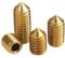 RKODRSMG 10/20 Stück Messing Kegelspitz-Set Schrauben Bolzen Kupfer Stahl Kopf Sechskant Innensechskant Madenschraube M3 M4 M5 M6(M6x16(10Pcs))