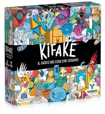 Ghenos Games Kifaké - Il Party Game Cooperativo Surreale - Per Famiglie e Amici per una Serata - 8+ Anni + 3-8 Giocatori - 20 Minuti - Edizone Italiana
