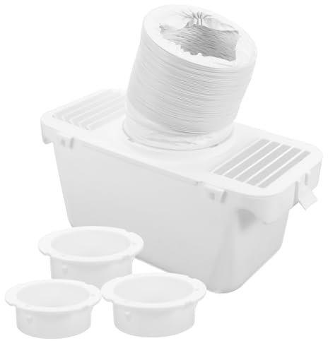 HONMEET Dryer Vent Connector Kit Indoor Vent Kit Sealing Hose Connector Plate for Tumble Dryer Hose Pipe and