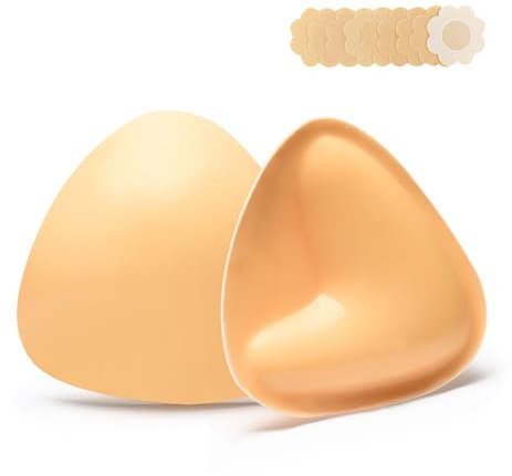 Doppelseitige klebrige BH-Pads Ultra Instant Lift Push Up BH Pads Brustvergrößerung, gelb, A