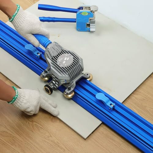 DPLXQPP Machine Découpe Carrelage Manuelle,Machine Découpe Carrelage Grand Format,Ventouse Intégrée,Poussoir Carrelage,Pince à Carrelage,Coupe Précision 2,2 à 3,8 M,2.3m