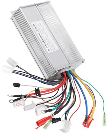 Electric Motor Controller 48V 60V 64V 1000W‑1500W Controller Brushless Speed Motor Controller Stronger Climbing Power 12 Tube Dual Mode Square Controller