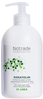 Keratolin Body Lotion 8% Urea 400 ml Hydratierende Lotion Für Trockene Und Straffe Haut von Biotrade