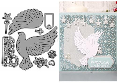 Tier-Stanzformen für Kartenherstellung, Tauben-Metall-Stanzformen für Papier, Scrapbooking, DIY-Schablonen für Album, Party, Hochzeit, Festivals, Dekoration