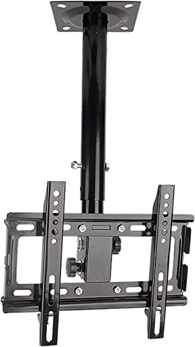 TV Wall Mount' Mesa para TV, Soporte para TV de Techo multifunción para televisores de 32 a 55 Pulgadas, Soporte para TV Giratorio con inclinación Ajustable, con Carga de 88 Libras, Soporte para TV