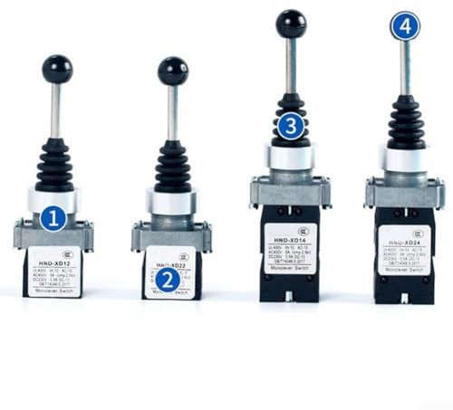 Interrupteur à bascule rotatif en croix avec un design robuste pour système de contrôle (verrouillage à 2 positions)