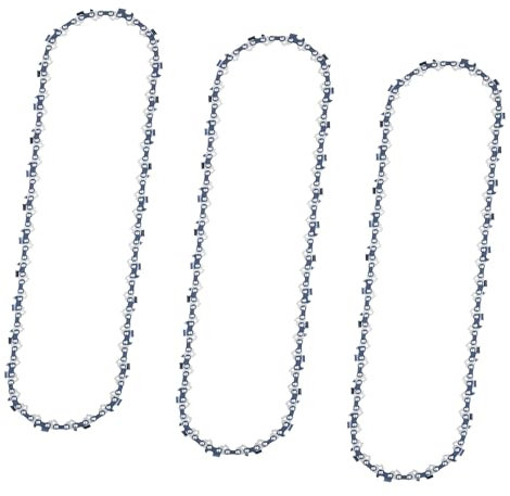 Sägekette für SKIL CS4555-10 40 V Kettensäge, SCN1400 Kettensägeblatt, 52 Treibglieder, 0,1 cm Gauge, 0,95 cm LP-Teilung, 3 Stück