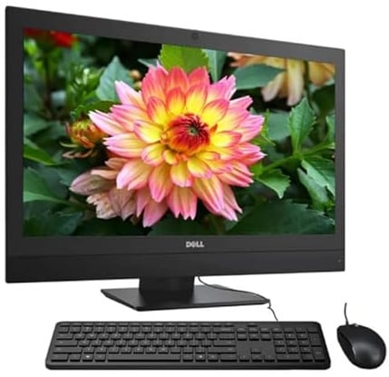 DELL Optiplex 3050 All-in-One 19.5 All-in-One Desktop Computer, Intel Core i5-7600, 8GB RAM, 256GB SSD, WiFi, Bluetooth, US QWERTY Tastatur, Windows 11 Pro (Generalüberholt)
