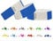 500 Eintrittsbänder aus Tyvek - Party Einlassbänder, Securebänder, Festival Armbänder, Kontrollbänder für dein Event (Neon Blue)