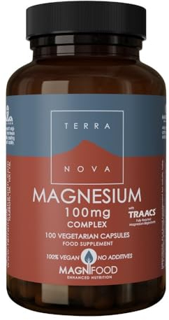 Terranova Magnesium 100mg Complex (bisglycinate) 100 Veg Caps
