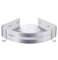 Bogeer Duschregal ohne Bohren, Badezimmer-Eckregal – Aluminium-Dusch-Caddy, Aufbewahrungskorb mit Haken, Badewannen-Duschwanne – Dusch-Organizer Aufbewahrungskorb (einlagig)