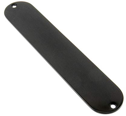 Blank Telecaster Style Guitar Control Plate - Black