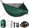 NATUREFUN Hamaca de Camping con mosquitera | 300 kg de Capacidad de Carga, (290 x 140 cm) Nylon paracaídas Transpirable y de Secado rápido | Accesorios completos | Hamaca de Viaje fácil de Montar