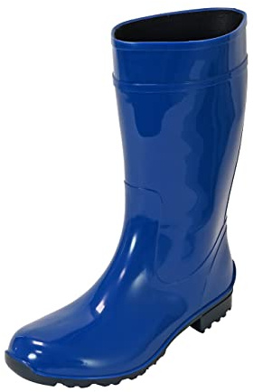Regenliebe Damen Gummistiefel de Störtregen Regenstiefel Langschaft, Farbe:kobalt, Größe:42 EU