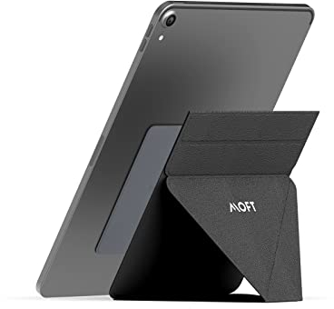 MOFT Snap Tablet-Ständer, faltbar und einstellbar im Hoch- und Querformat, ultraschlanker Design-iPad-Ständer für den Schreibtisch, kompatibel mit 9,7 bis 12,9 Tablets, Schwarz