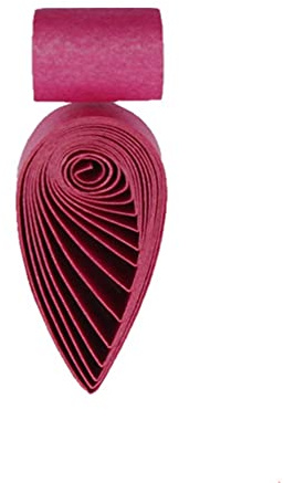 Metallic Papier 5 mm Quilling Papier weiß gold blau grün schwarz 60 Streifen 54 cm Länge Papier Streifen (Rose)