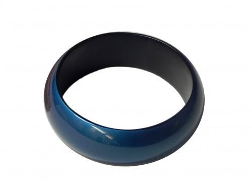 LAQ Design Armreifen für EXTRA schmale Handgelenke, dezente und poppige Farben Farbe Blau