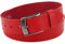 Vascavi Ledergürtel, 4 cm breit, Echtes Leder, Unisex Gürtel für Damen und Herren, MADE IN GERMANY, AM531-SL-Rot-100