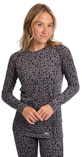 Trespass Womens Base Layer Top Long Sleeve Elianne Dark Grey
