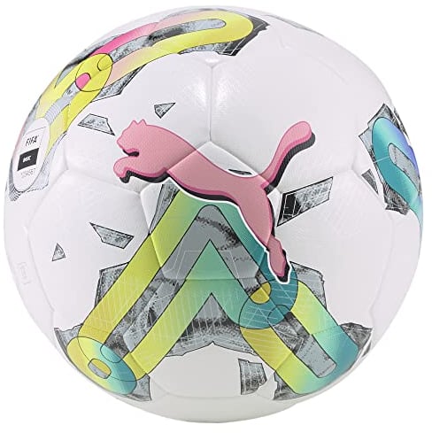 PUMA Orbita 4 HYB (FIFA Basic), Match Balls, Unisex, White-Multicolor, 38