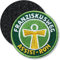 Klettpatch - Franziskusweg Assisi Rom Patch 52 mm gestickt/Patches zum kletten aufnähen aufkleben auf Kleidung Rucksack/Pilgerweg Franziskus Jakobsweg Wandern Italien/Club of Heroes (Grün)